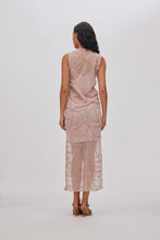 Load image into Gallery viewer, Vita Scribble Long Dress-Blush