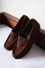 Load image into Gallery viewer, Terrace Ruched Flat Loafer-Brown