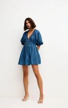 Load image into Gallery viewer, Pia Mini Dress-Denim