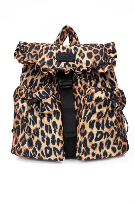 Frill Backpack-Leopard