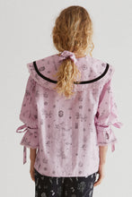Load image into Gallery viewer, Candice Blouse-In Symbols Print-Pink