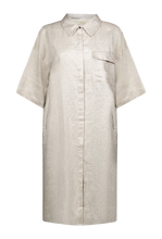 Load image into Gallery viewer, Sunshine Shirt Dress-Silver