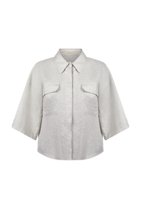 Sybil Shirt-Silver