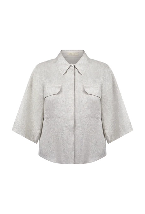 Sybil Shirt-Silver