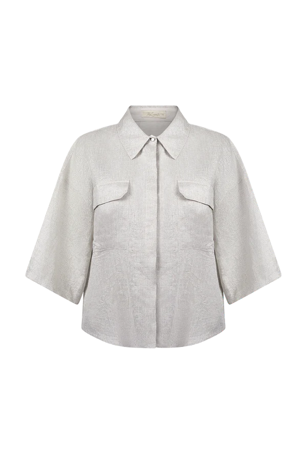 Sybil Shirt-Silver