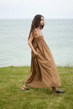Load image into Gallery viewer, Cotton Angel String Dress-Chestnut