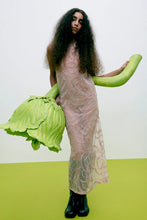 Load image into Gallery viewer, Vita Scribble Long Dress-Blush