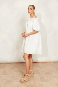 Halcyon Ruched Dress-Opal