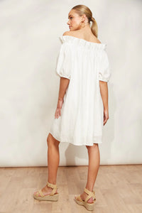 Halcyon Ruched Dress-Opal