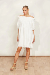 Halcyon Ruched Dress-Opal