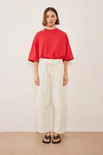 Load image into Gallery viewer, Boundary Double Layer Barrel Pant-Cream