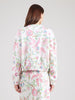 Jacket with All-Over Floral Print