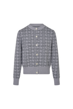 Load image into Gallery viewer, CPD Monogram Cardigan-Sky/Navy