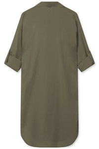 Jelena Voile Dress-Dusty Olive