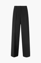 Load image into Gallery viewer, Fique Straight Trousers-Black