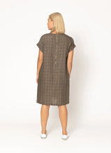 Load image into Gallery viewer, Del Mar Dress-Linen Check