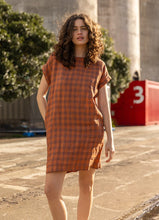 Load image into Gallery viewer, Del Mar Dress-Linen Check