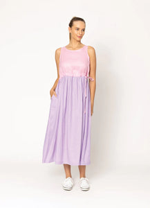 Como Dress-Pink & Lilac