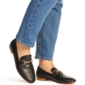 Leila Loafer-Black Calf