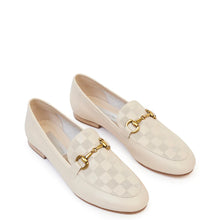 Load image into Gallery viewer, Leila Loafer-Stone Check Calf