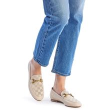 Load image into Gallery viewer, Leila Loafer-Stone Check Calf