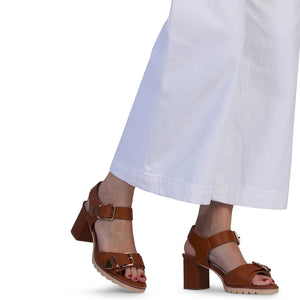 Carmela Heel-Tan Calf