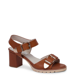 Carmela Heel-Tan Calf