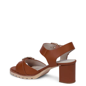 Carmela Heel-Tan Calf