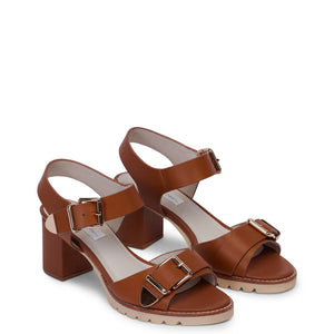 Carmela Heel-Tan Calf