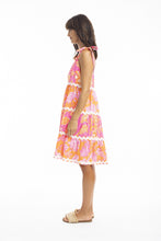 Load image into Gallery viewer, Layla Layered Dress with Tie Shoulder Straps-Print