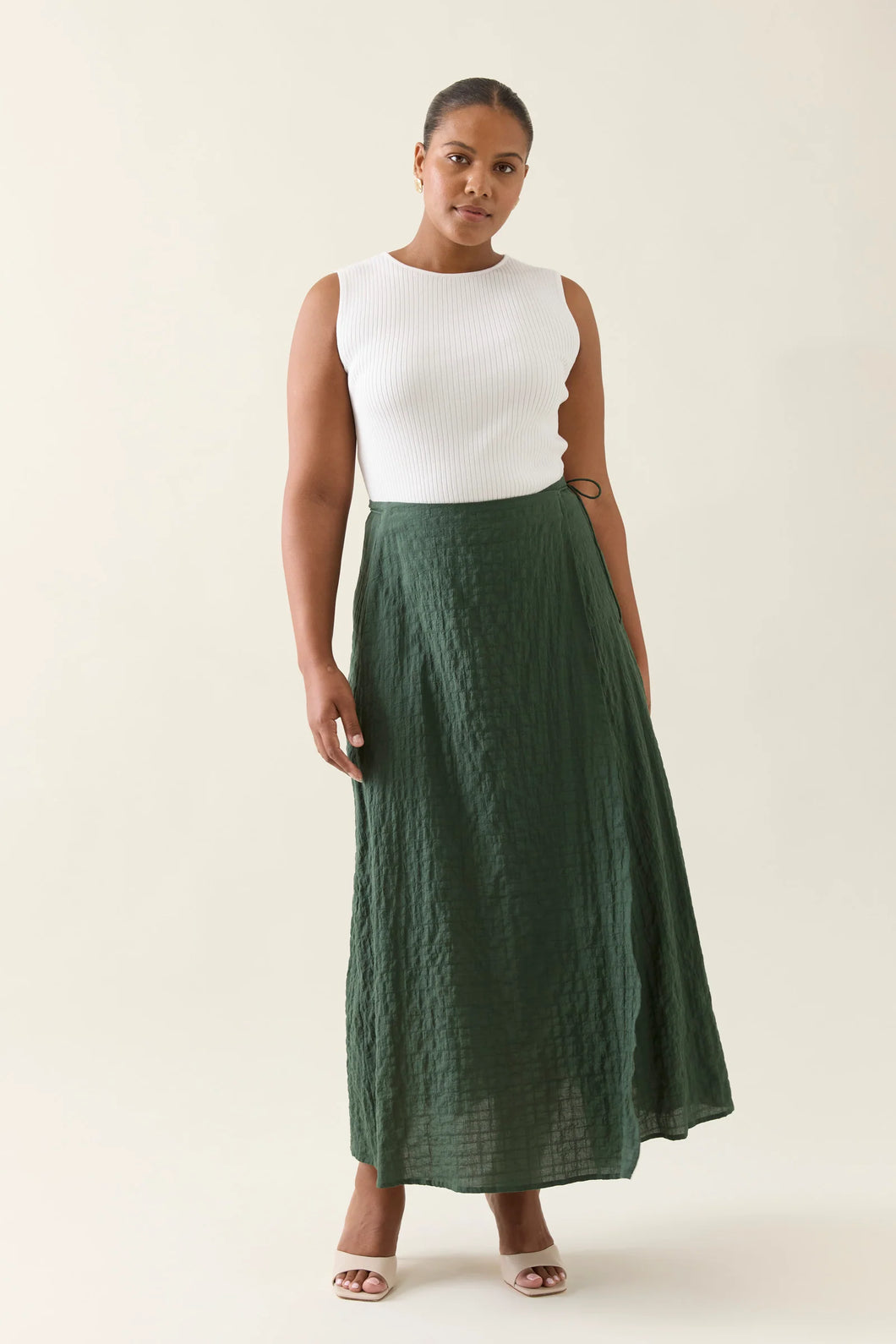 Esther Wrap Skirt-Myrtle
