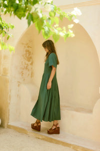 Aurora Pleat Maxi