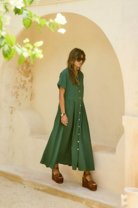 Aurora Pleat Maxi