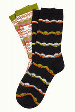 Load image into Gallery viewer, Socks 2 Pack Aspen-Woodbine Green