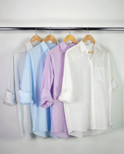 Load image into Gallery viewer, Oversized Boyfriend Shirt-Ios Blue