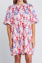 Load image into Gallery viewer, Spin Dress-Squiggle Bloom