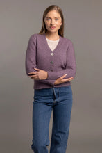 Load image into Gallery viewer, Rib Cardi-Lilac
