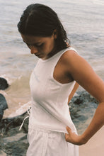 Load image into Gallery viewer, Riviera Pointelle Tank-Cream