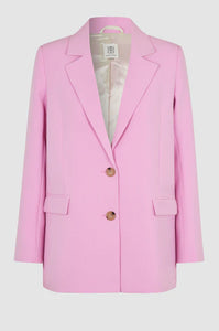 Evie Classic Blazer-Begonia Pink