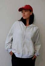 Load image into Gallery viewer, Ralph Zip Up Hoodie-Light Grey