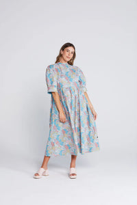 Nightfall Dress-Floral Frenzy