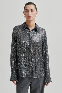Moonshine Slim Shirt-Night Sky
