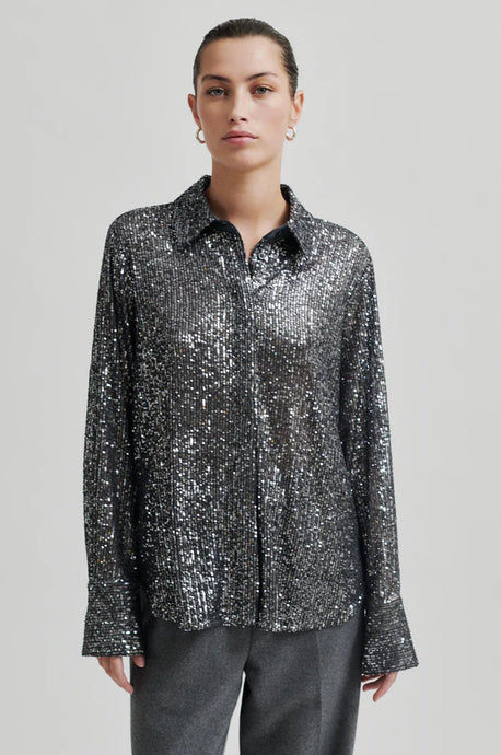Moonshine Slim Shirt-Night Sky