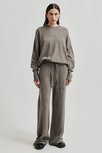 Lounge Knit Pant-Morel