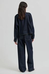 Columbus Shirt-Dark Blue Denim
