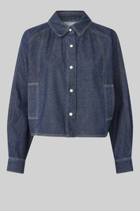 Columbus Shirt-Dark Blue Denim