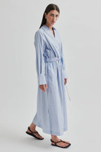 Load image into Gallery viewer, Alanis Dress-Light Blue Stripe