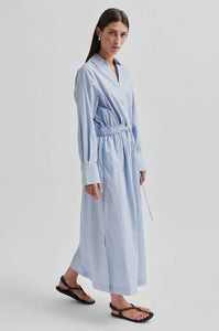 Alanis Dress-Light Blue Stripe