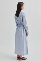 Load image into Gallery viewer, Alanis Dress-Light Blue Stripe