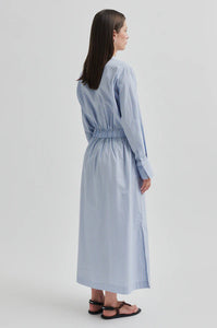 Alanis Dress-Light Blue Stripe